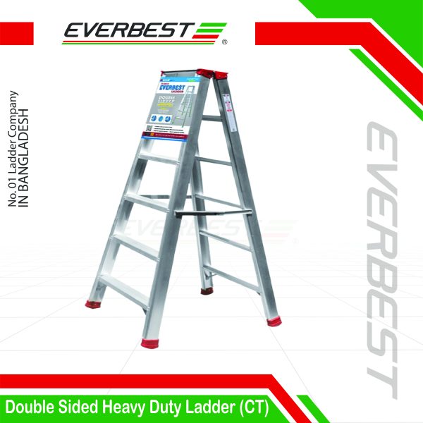 CT Double Sided Aluminium Ladder (6–23 Steps)
